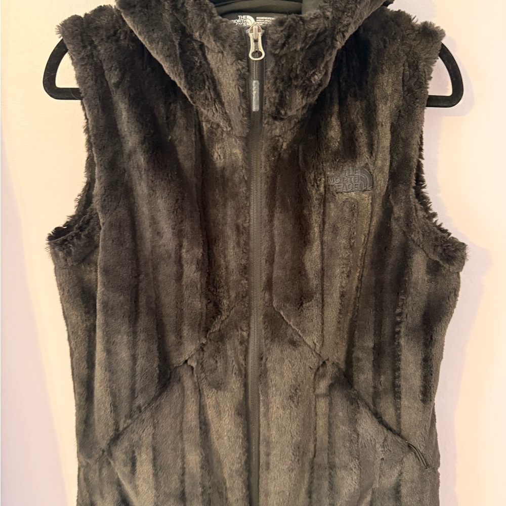 The North Face Black Fur Vest